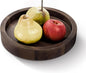10” Small Lazy Susan Organizer, Acacia Wooden Lazy Susan Turntable for Cabinet - 360° Swivel Pantry Organizers and Storage for Home and Kitchen - Decorative Tray, Cheese Board (Walnut Color)