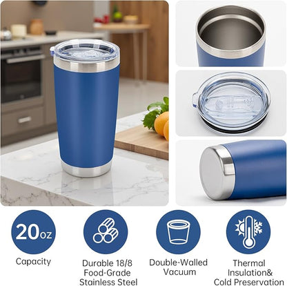 IEOVIEE 32 Pack 20oz Stainless Steel Insulated Bulk Tumblers - Image 5