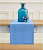 Solino Home 100% Pure Linen Table Runner Provence Blue, Fete 14 x 72 in | Table by SolinoHome