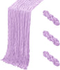 3 Pack Lavender Cheesecloth Table Runner, 17 x 108 Inch, Gauze Cheese Cloth by Yorcari