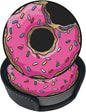 6 Pcs Funny Food Donut Leather Coasters by NiuKom