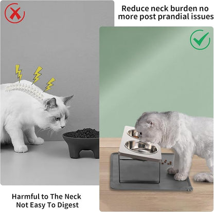 Summark Upgraded Elevated Cat Bowls - Image 2