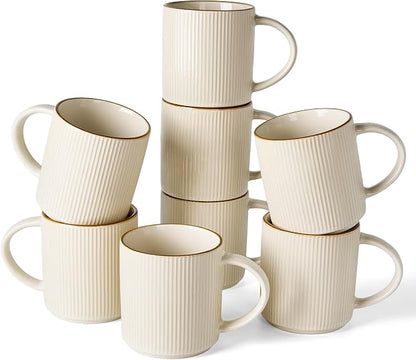 famiware Coffee Mug Set for 8, Star 16 oz Catering Mugs Cup Set by Famiware