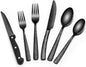 EWFEN 24-Piece Black Silverware Set by EWFEN