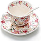 Bone China Tea Cup and Saucer Set by STAREARTH