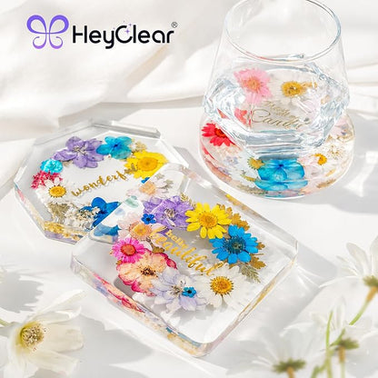 HeyClear Coaster Resin Molds Silicone - Image 3