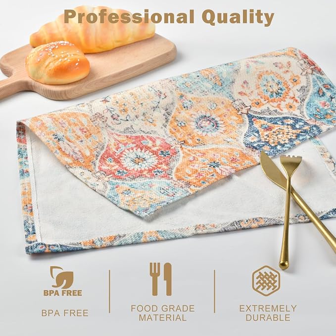 Snycler Table Runner Boho Table Runners Vintage Elegant Farmhouse Table Center - Image 2