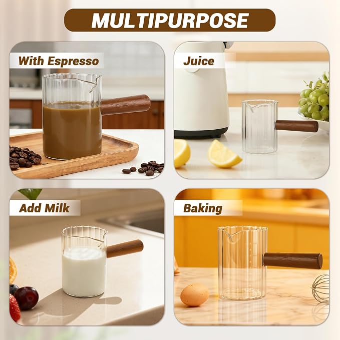 Espresso Measuring Cup 9 Oz, Espresso Glass Cups - Image 7