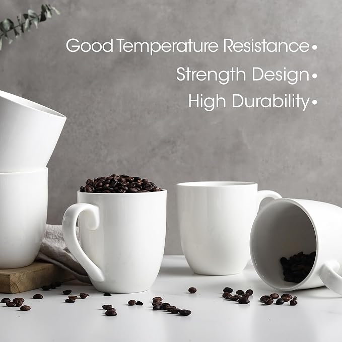 Coffee Mugs Set of 6, 16Oz Large Ceramic Mugs - Image 7