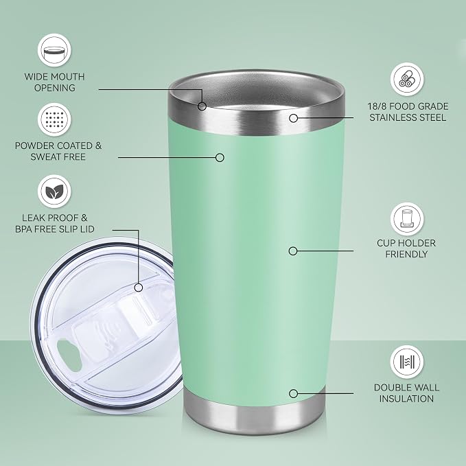 20 oz Tumbler Stainless Steel Tumblers Bulk - Image 2