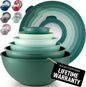 Zulay Kitchen 12-Piece Plastic Mixing Bowl Set by ZulayKitchen