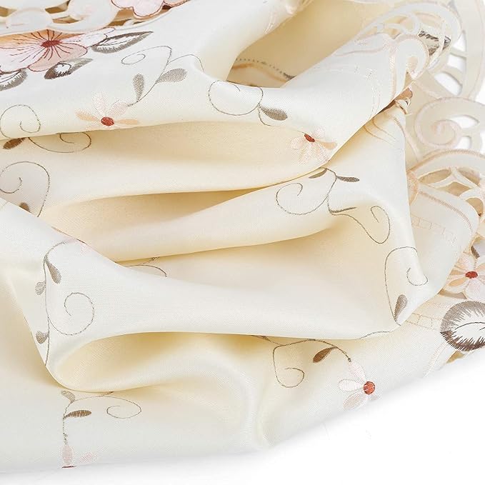 Luxury Table Runners Embroidered Polyester Table Linens - Image 5