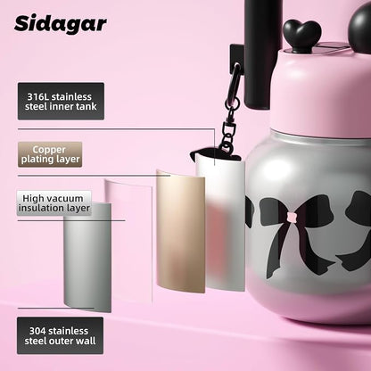 22 oz Tote Insulated Water Bottle - Image 7