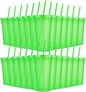 24 Pack Plastic Tumblers With Lids and Straws, Reusable Colorful Cups by LEIFEOSH