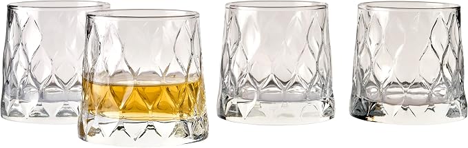 Pasabahce Premium Whiskey Glasses Set Of 4 by Pasabahce