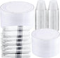 WELLIFE 350-Piece Silver Plastic Dinnerware Set by WELLIFE