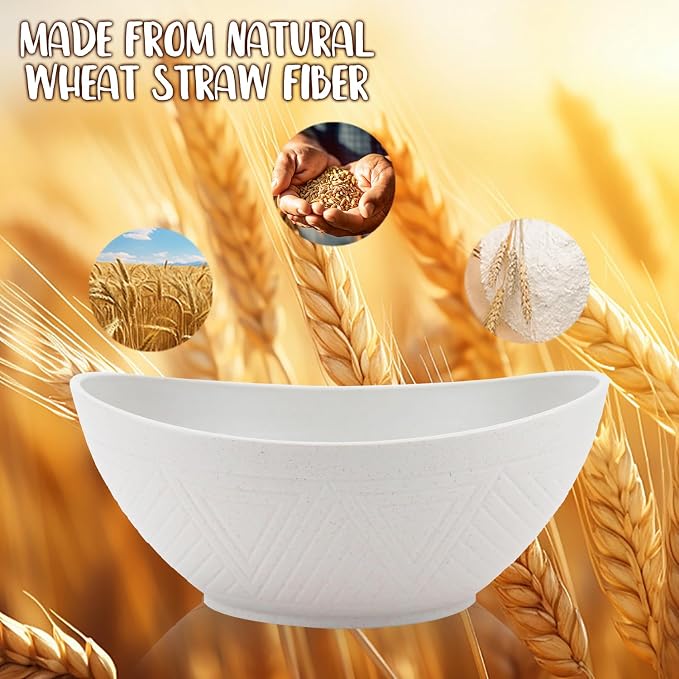 Wheat Straw Bowls Set of 2 - Image 5