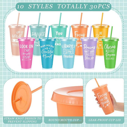Uiifan 30 Pcs Inspirational Cups Bulk - Image 3
