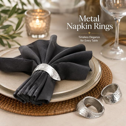Mobius Metal Napkin Rings - Image 2