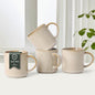 MONITO 16Oz Coffee Mugs Set of 4, Rustic Ceramic Coffee Cups Set by MONITO