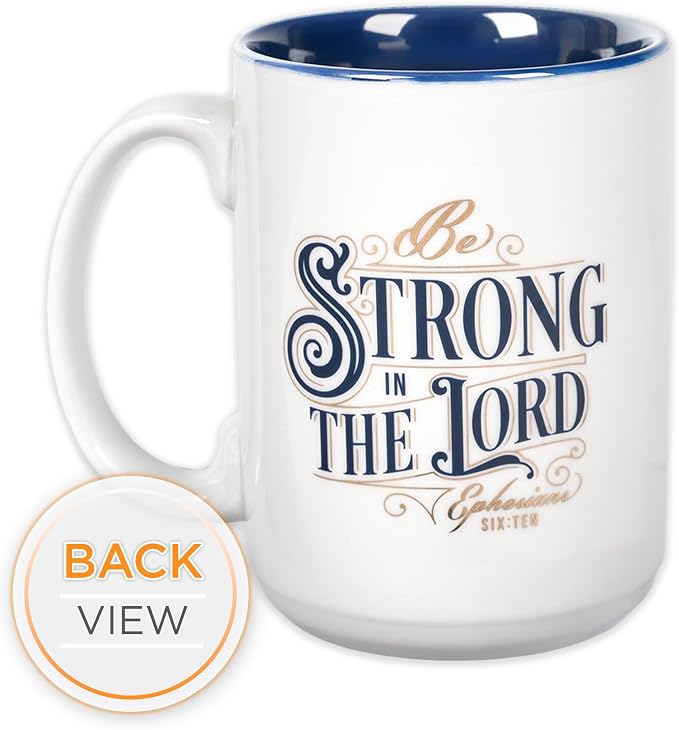 Christian Art Gifts Large Inspirational Scripture Ceramic Coffee & Tea Mug – - Image 3