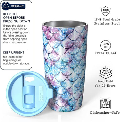 TILUCK 20 oz Insulated Coffee Tumbler - Image 2