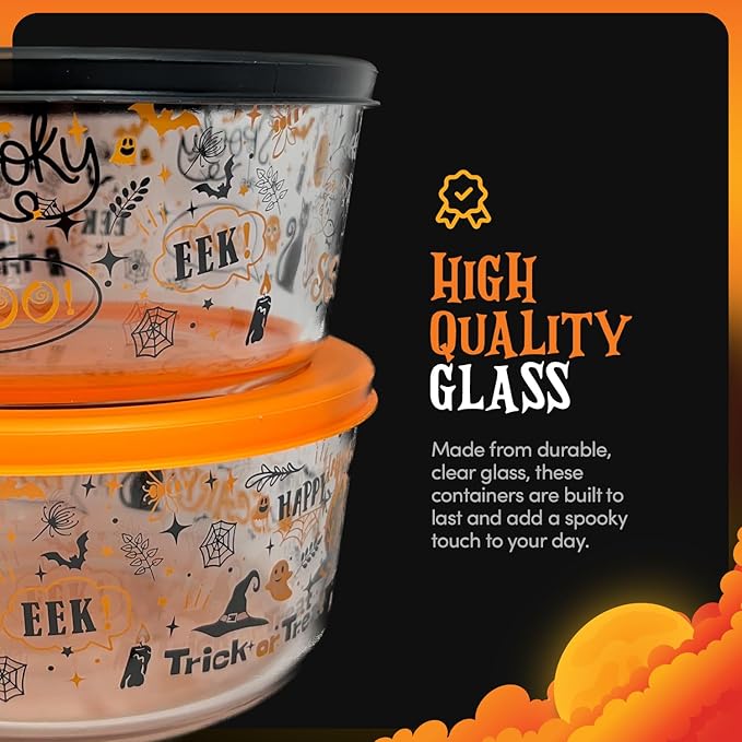 Halloween Glass Food Storage Containers - Image 4