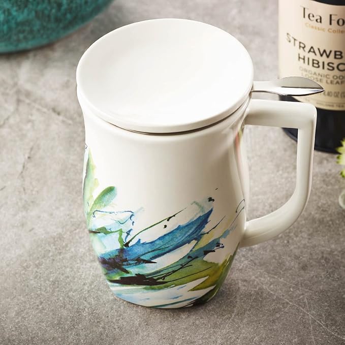 Tea Forte Ceramic Fiore Tea Cup - Image 3