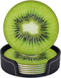 6 Pack Tropical Kiwi Fruit Coaster by GTEVUTS