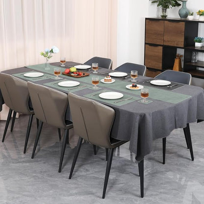 Table Runners 55 Inch Long, Dual-Sided Faux Leather Table Runner | Waterproof - Image 6