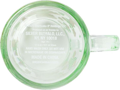 Silver Buffalo Strawberry Shortcake Retro, Vintage Glass Coffee Mug, 17.5oz | - Image 5
