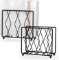 Napkin Holder for Table, 2 Pack Modern Metal Napkin Holders for Paper Napkins & by LWSFF