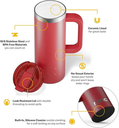 RTIC 20oz Road Trip Travel Mug - Image 3