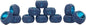 Navy Napkin Rings, Handmade Beaded Napkin Rings Set of 12, Beaded Napkin Holders, Ring Napkin, Christmas Napkin Ring, Handmade by Skilled Artisans - A Beautiful complement to Dinner Table décor- Navy