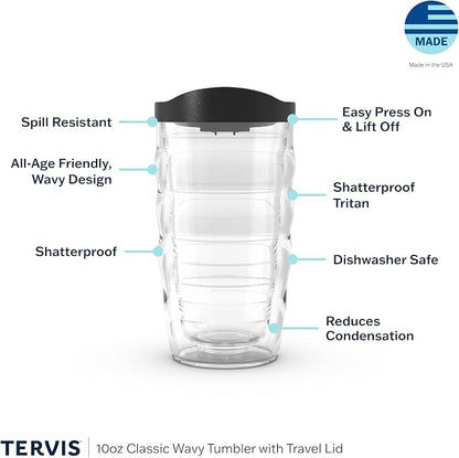 Tervis Clear & Colorful Lidded Made in USA Double Walled Insulated Tumbler - Image 3