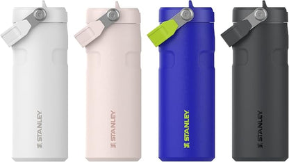 Stanley 1913 Flip Straw Drinking Bottle 0.47 L Cobalt Chartreuse | Cools - Image 9