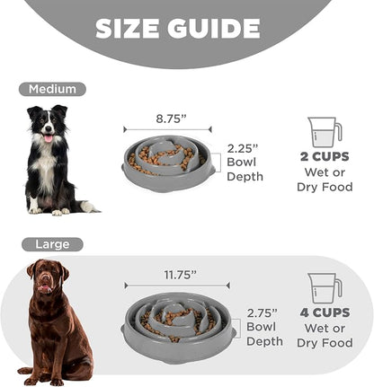 Outward Hound Fun Feeder Slo Bowl – Large 4‑Cup Capacity, Slow Feeding - Image 5