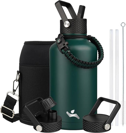 Konokyo 64 oz Insulated Stainless Steel Water Bottle Jug by Konokyo