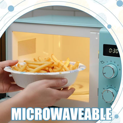 16oz Paper Bowls 30 Count, Disposable Bowls Soak Proof and Microwaveable - Image 3