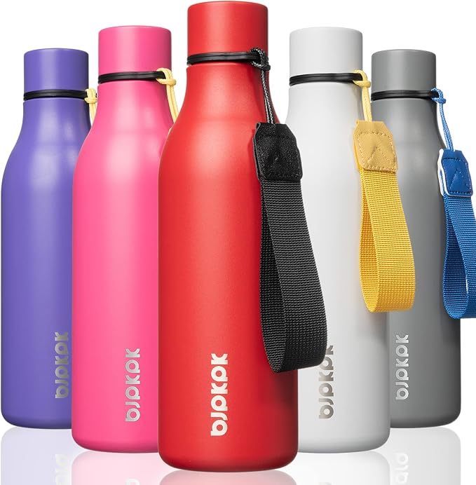 BJPKPK 18oz Insulated Water Bottle, Stainless Steel Bottle by BJPKPK