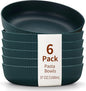 HOMQUEN Pasta Bowls Set of 6, 37oz Salad Bowls Green Soup Bowls, Large Pasta by HOMQUEN