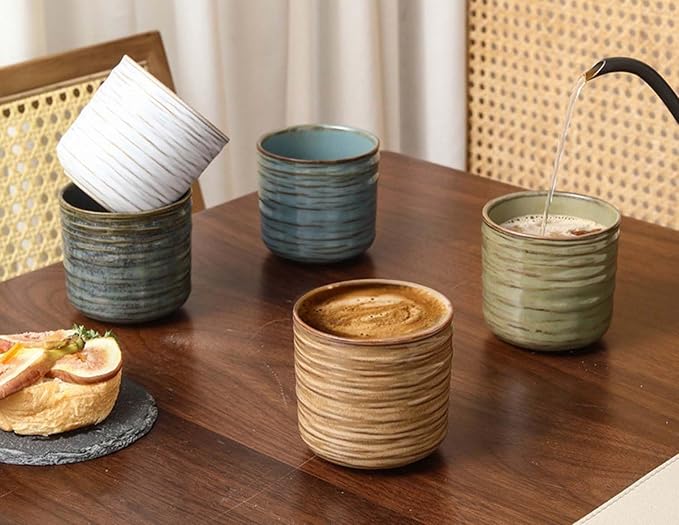 Japanese retro ceramic teacups, coffee cups, and water cups, suitable - Image 7