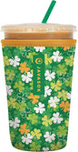 Sok It JavaSok Iced Coffee & Cold Soda Insulated Neoprene Cup Sleeve (Luck of the Shamrock, Medium: 22-28oz)