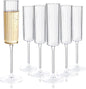 Ciaell 24 Pack Plastic Champagne Flutes by Ciaell