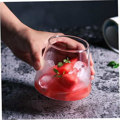 2Pcs Japanese Glassware, 10oz Creative Stemless Wine Glass Heat-Resistant - Image 4