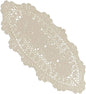Phantomon Oval Lace Table Runner Doilies Floral Table Scarf Furniture Cloth by Phantomon