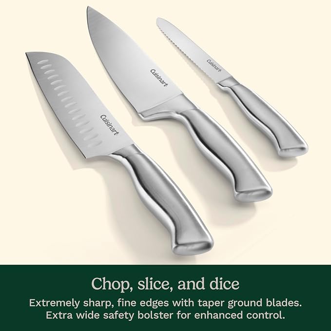 Cuisinart 15-Piece Stainless Steel Hollow Handle Block Set, C77SS-15PK | - Image 3