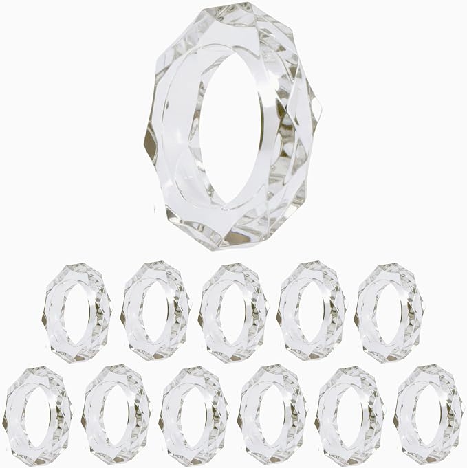 Clear Acrylic Napkin Rings, Thanksgiving - Image 8