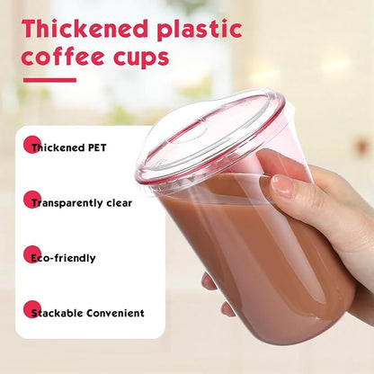 Baderke 50 Pcs Round Bottom Plastic Cups - Image 3