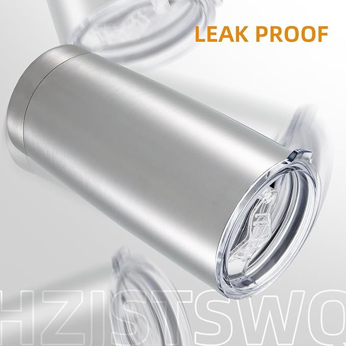 20oz Tumbler Bulk with Lid Stainless Steel Tumblers, 12 Pack | Leak Proof Lid - Image 4
